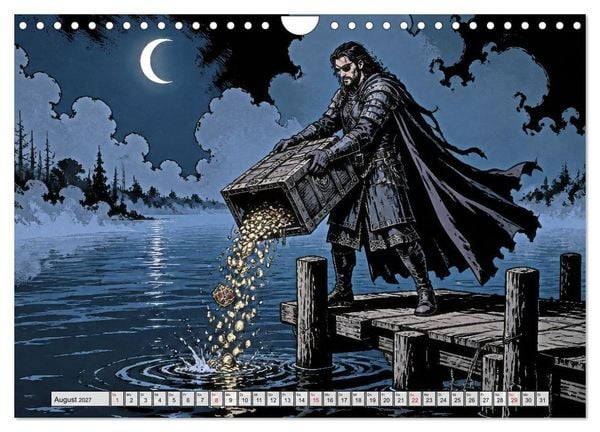 Produktbild: Die Nibelungen: Glanz und Verderben (Wandkalender 2027 DIN A4 quer), CALVENDO Monatskalender