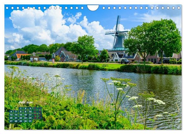 Produktbild: Der Nordholland-Kanal (Wandkalender 2026 DIN A4 quer), CALVENDO Monatskalender