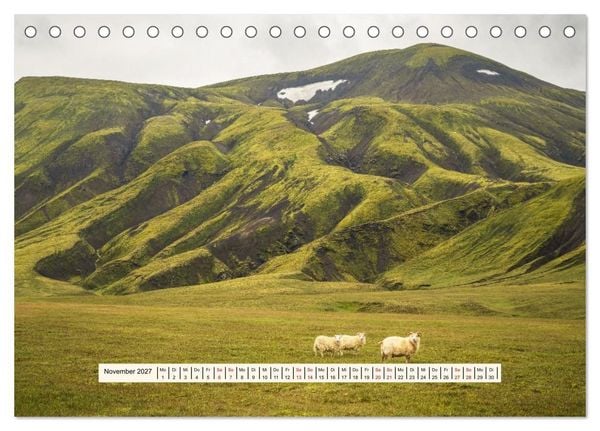 Produktbild: Island. Ein Jahr am Rand der Welt (Tischkalender 2027 DIN A5 quer), CALVENDO Monatskalender