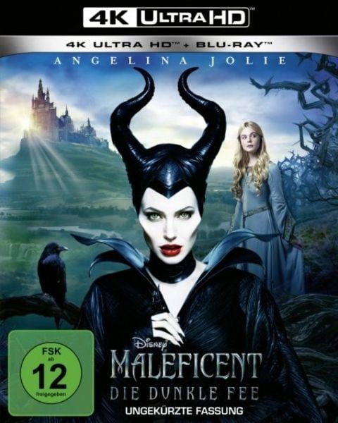 Maleficent - Die dunkle Fee - Ungekürzte Fassung (4K Ultra HD) (+ Blu-ray 2D)