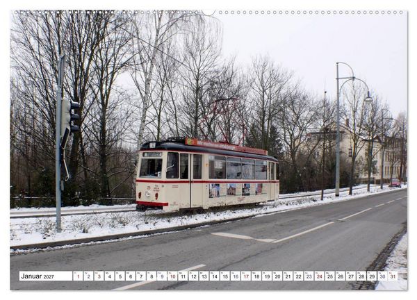 Produktbild: LOWA-Stra&szlig;enbahnen Naumburg-Gera-Sta&szlig;furt-Frankfurt/Oder (hochwertiger Premium Wandkalender 2027 DIN A2 quer), Kunstdruck in Hochglanz