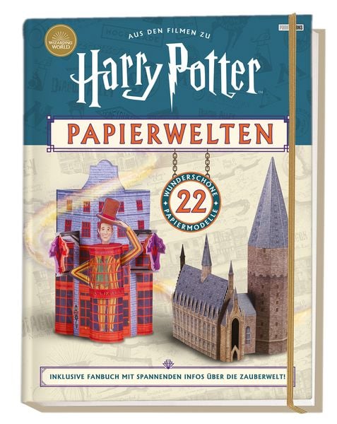 Produktbild: Aus den Filmen zu Harry Potter: Papierwelten - 22 wundersch&ouml;ne Papiermodelle