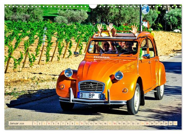 Produktbild: Citro&euml;n 2CV - die Ente (Wandkalender 2026 DIN A3 quer), CALVENDO Monatskalender