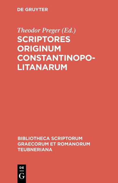 Produktbild: Scriptores originum Constantinopolitanarum