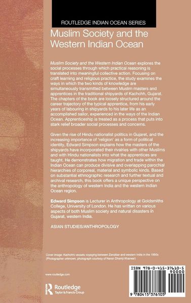 Produktbild: Muslim Society and the Western Indian Ocean