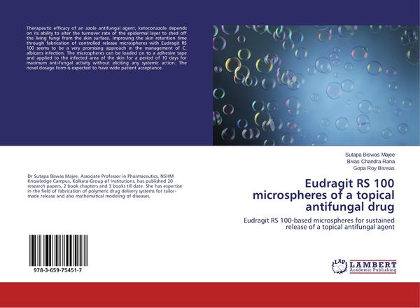 Produktbild: Eudragit RS 100 microspheres of a topical antifungal drug