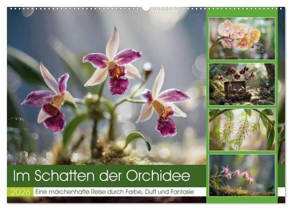 Produktbild: Im Schatten der Orchidee (Wandkalender 2026 DIN A2 quer), CALVENDO Monatskalender