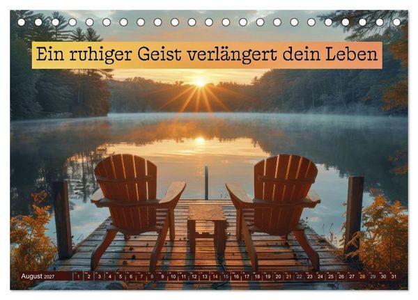 Produktbild: Longevity - Die Zukunft der Vitalit&auml;t (Tischkalender 2027 DIN A5 quer), CALVENDO Monatskalender
