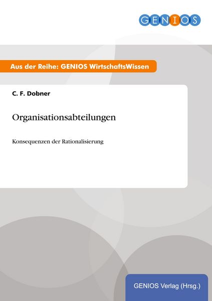 Produktbild: Organisationsabteilungen