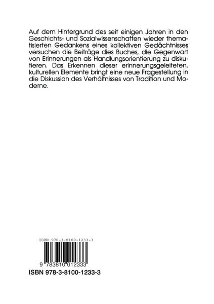 Produktbild: Generation und Ged&auml;chtnis