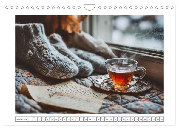 Produktbild: Nostalgische Teestunden (Wandkalender 2026 DIN A4 quer), CALVENDO Monatskalender