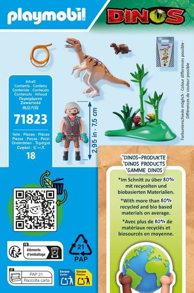 Produktbild: PLAYMOBIL 71823 Velociraptor