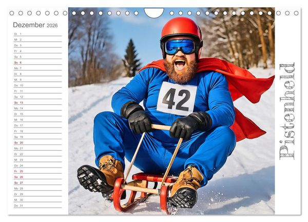 Produktbild: M&auml;nneralarm - Ein Jahr voller herrlicher M&auml;nnlichkeit (Wandkalender 2026 DIN A4 quer), CALVENDO Monatskalender