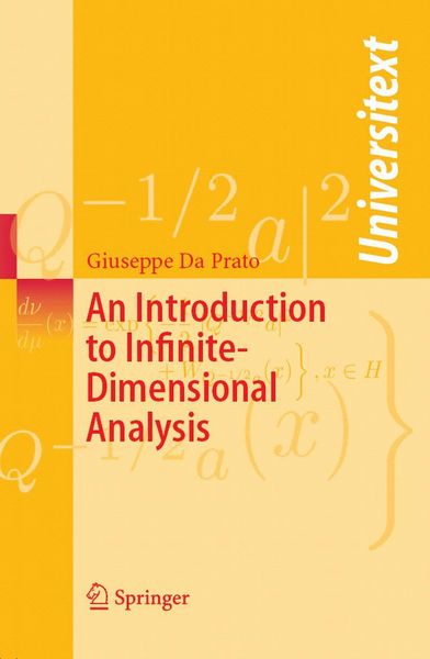 Produktbild: An Introduction to Infinite-Dimensional Analysis