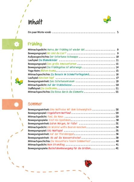 Produktbild: Das Kita-Jahreszeitenbuch: Bewegungsspiele