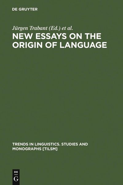 Produktbild: New Essays on the Origin of Language