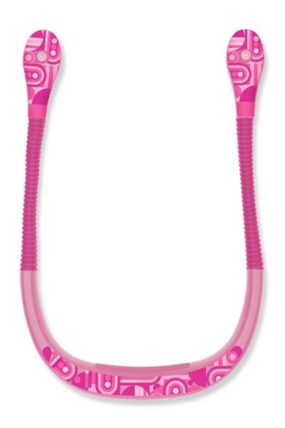 Produktbild: Neklite (Pink) Premium Duo-Leselicht zum Umh&auml;ngen - wiederaufladbar - mit vielen Einstellungen