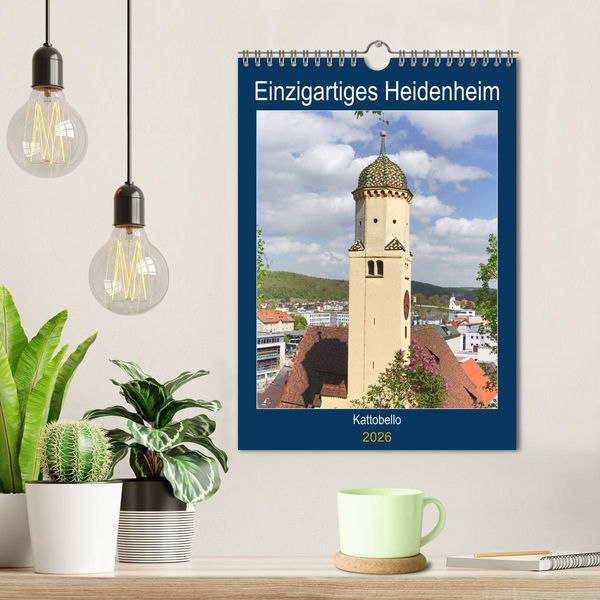 Produktbild: Einzigartiges Heidenheim (Wandkalender 2026 DIN A4 hoch), CALVENDO Monatskalender