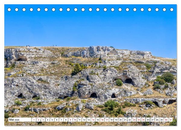 Produktbild: Matera - Die Stadt der Sassi (Tischkalender 2026 DIN A5 quer), CALVENDO Monatskalender