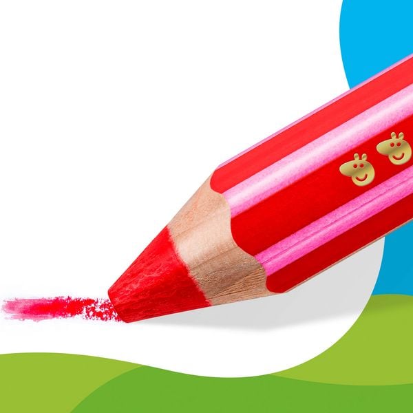 Produktbild: STAEDTLER Buntstift Noris junior Peppa Pig, 6er Set + Spitzer