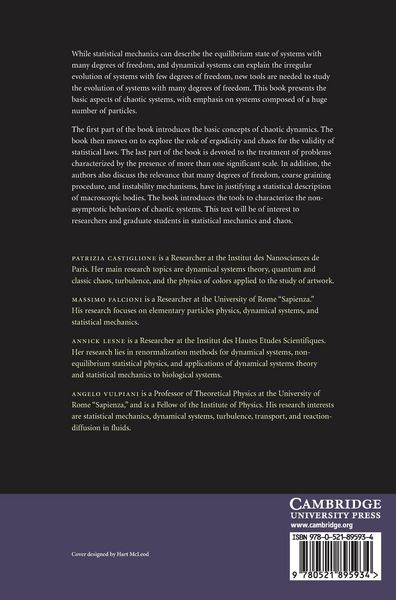 Produktbild: Chaos and Coarse Graining in Statistical Mechanics