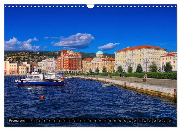 Produktbild: Triest - Habsburger Erbe und italienisches Flair (Wandkalender 2026 DIN A3 quer), CALVENDO Monatskalender