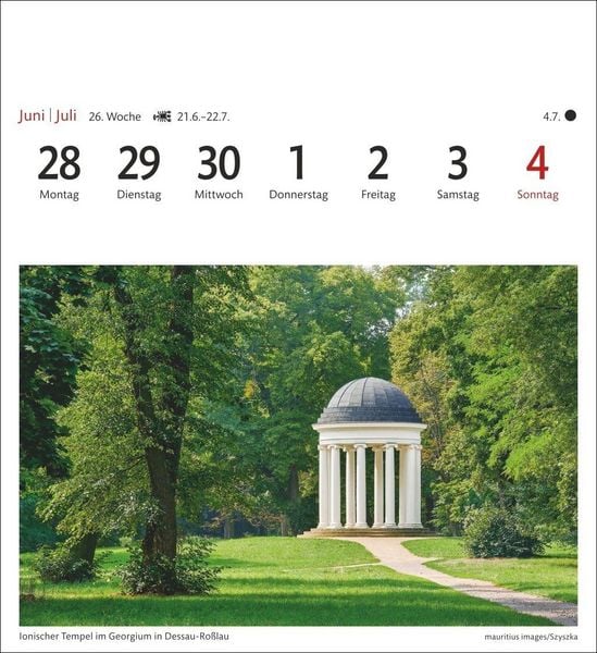 Produktbild: Deutschland Sehnsuchtskalender 2027 - Wochenkalender mit 53 Postkarten