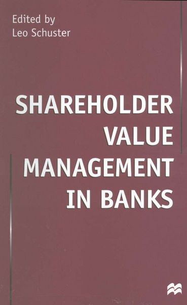 Produktbild: Shareholder Value Management in Banks