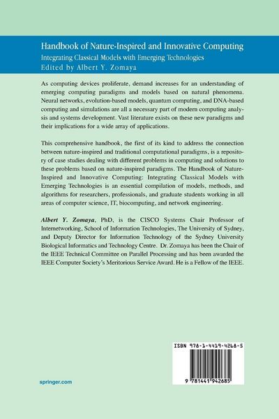 Produktbild: Handbook of Nature-Inspired and Innovative Computing