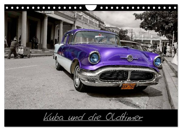 Produktbild: Kuba und die Oldtimer (Wandkalender 2026 DIN A4 quer), CALVENDO Monatskalender