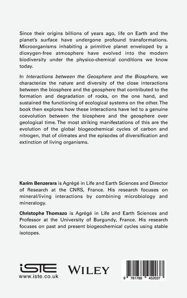 Produktbild: Interactions Between the Geosphere and the Biosphere