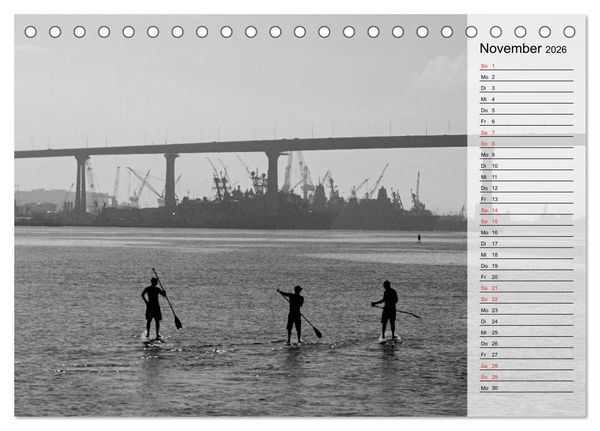 Produktbild: San Diego (Tischkalender 2026 DIN A5 quer), CALVENDO Monatskalender