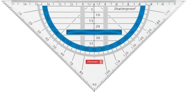 Produktbild: Brunnen Geometrie-Dreieck 16cm Griff azur