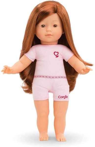 Corolle 9000200070 - Ma Corolle Prune, Puppe, Ankleidepuppe, Weichkörperpuppe, 36 cm