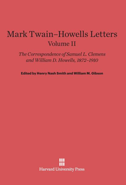 Produktbild: Mark Twain-Howells Letters, Volume II