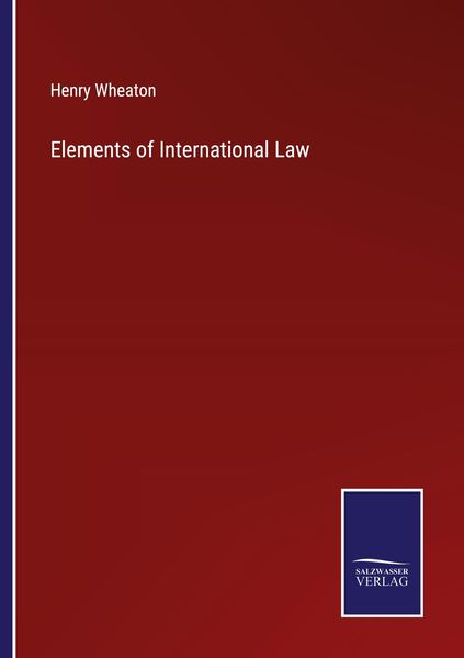 Produktbild: Elements of International Law
