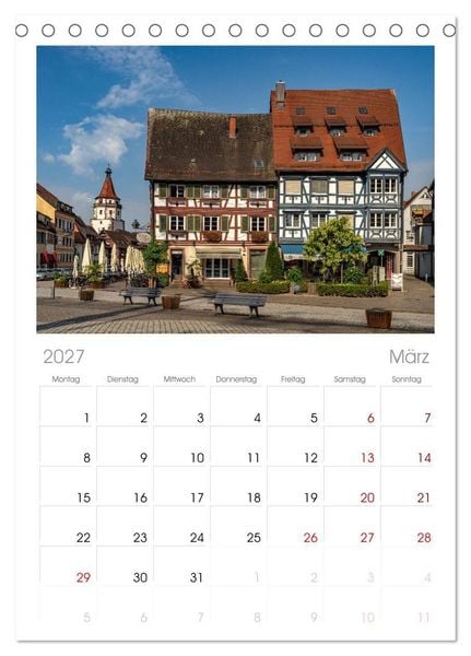 Produktbild: Tischplaner 2027 - Schwarzwald - Ferienregion Kinzigtal (A5 Tischkalender zum Aufstellen) CALVENDO