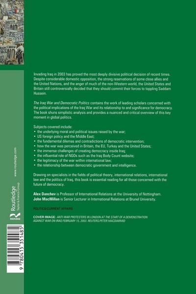 Produktbild: The Iraq War and Democratic Politics