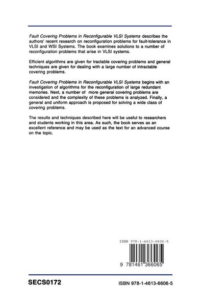 Produktbild: Fault Covering Problems in Reconfigurable VLSI Systems