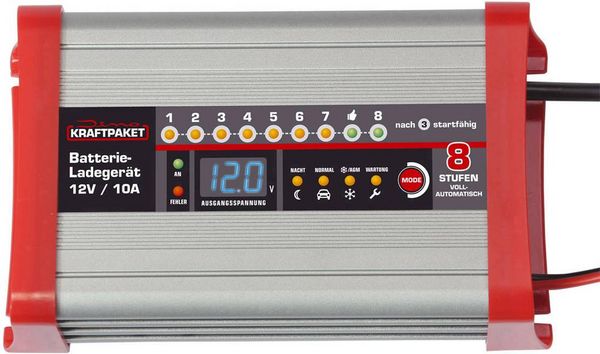 Produktbild: Dino KRAFTPAKET 136321 Automatikladeger&auml;t 12V 10A
