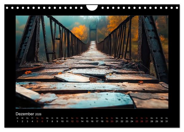 Produktbild: Abenteuerliche Wege (Wandkalender 2026 DIN A4 quer), CALVENDO Monatskalender