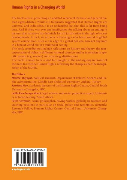 Produktbild: Human Rights in a Changing World