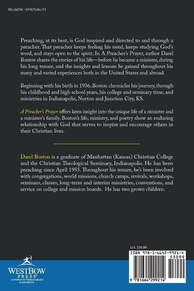 Produktbild: A Preacher's Prayer
