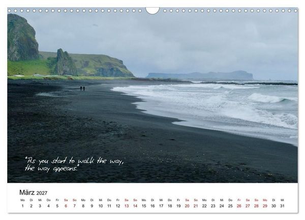 Produktbild: Islandherzen (Wandkalender 2027 DIN A3 quer), CALVENDO Monatskalender
