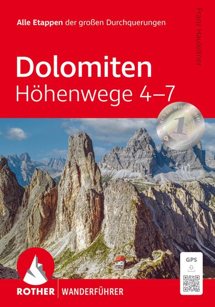 Produktbild: ROTHER Wanderf&uuml;hrer Dolomiten H&ouml;henwege 4-7