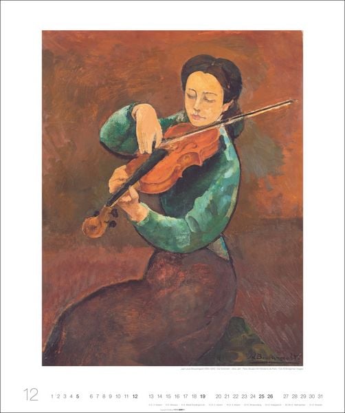 Produktbild: Allegro - Musik in der Kunst Kalender 2027 - Musik in der Kunst