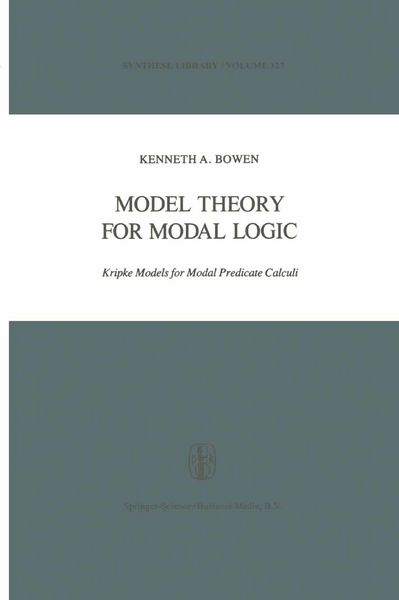 Produktbild: Model Theory for Modal Logic