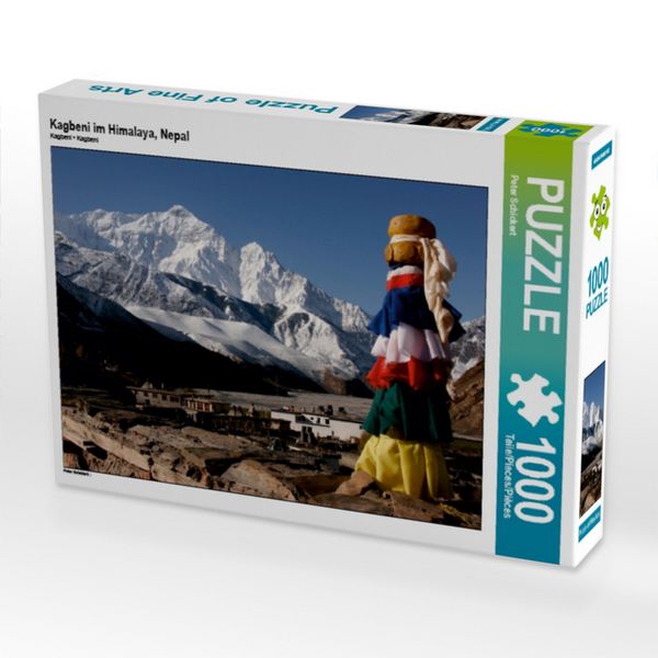 CALVENDO Puzzle Kagbeni im Himalaya, Nepal | 1000 Teile Lege-Größe 64x48cm Foto-Puzzle für glückliche Stunden
