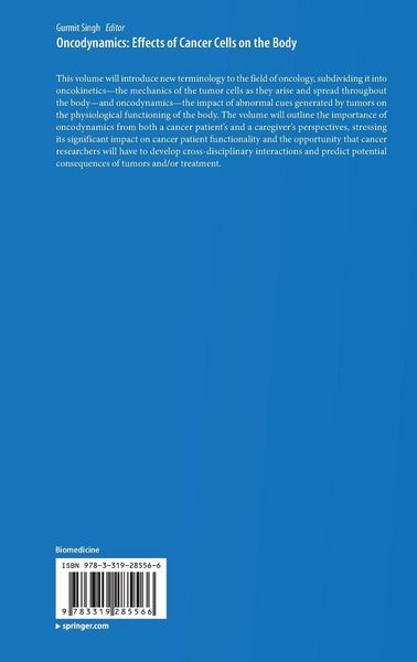 Produktbild: Oncodynamics: Effects of Cancer Cells on the Body
