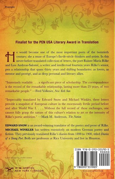 Produktbild: Rilke and Andreas-Salome